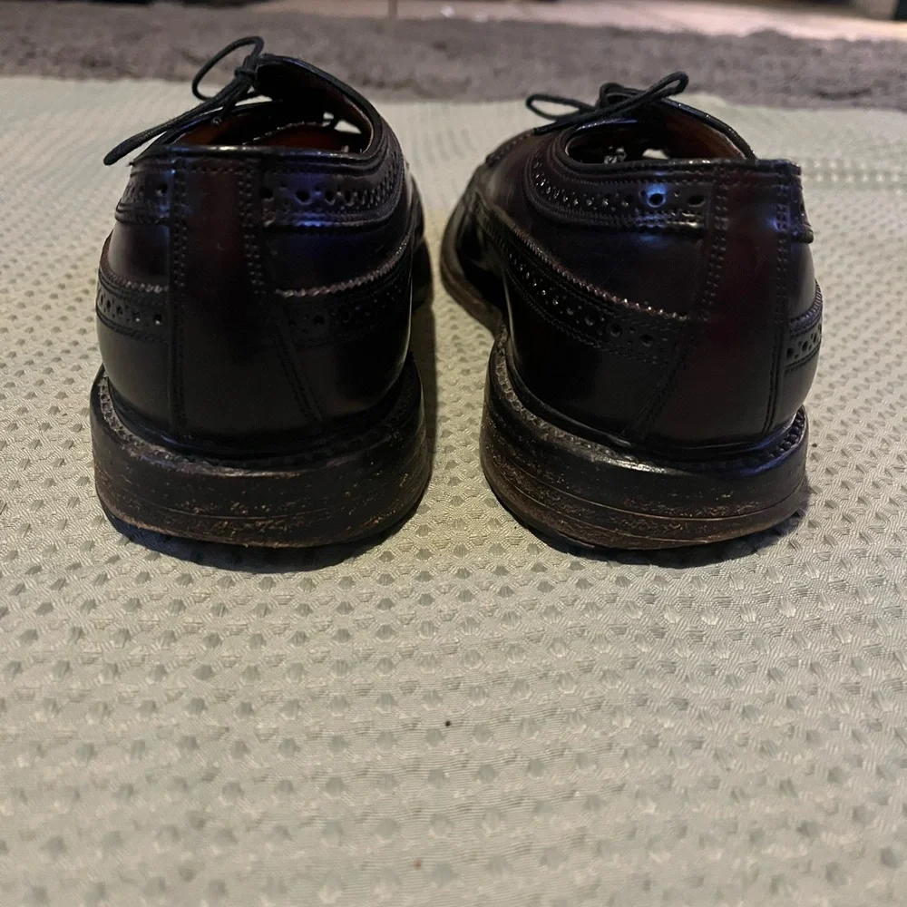Vintage 1960 Florsheim Imperial Men's Leather Wingtip Oxfords Size 11 Brown